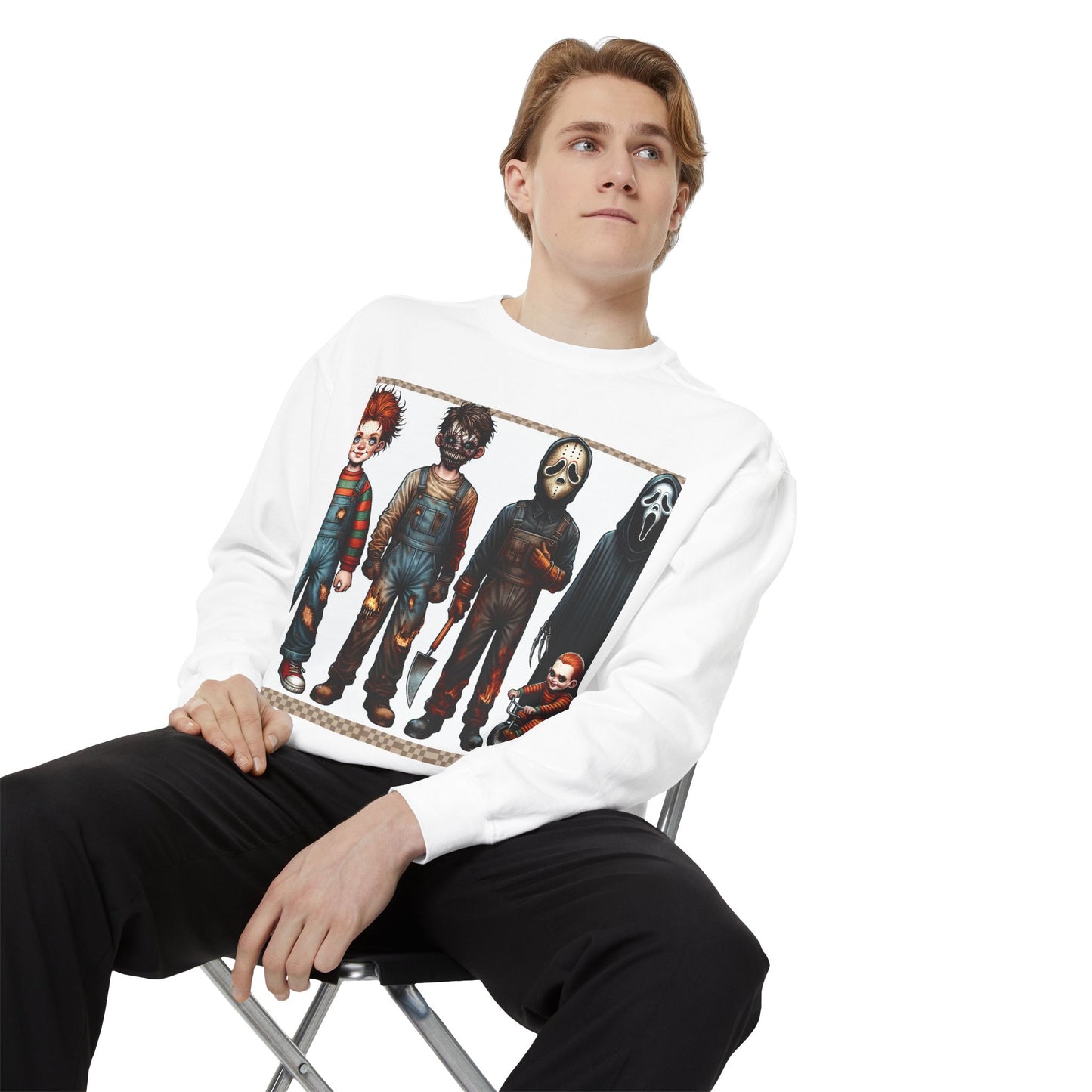 Halloween: Unisex Garment-Dyed Sweatshirt