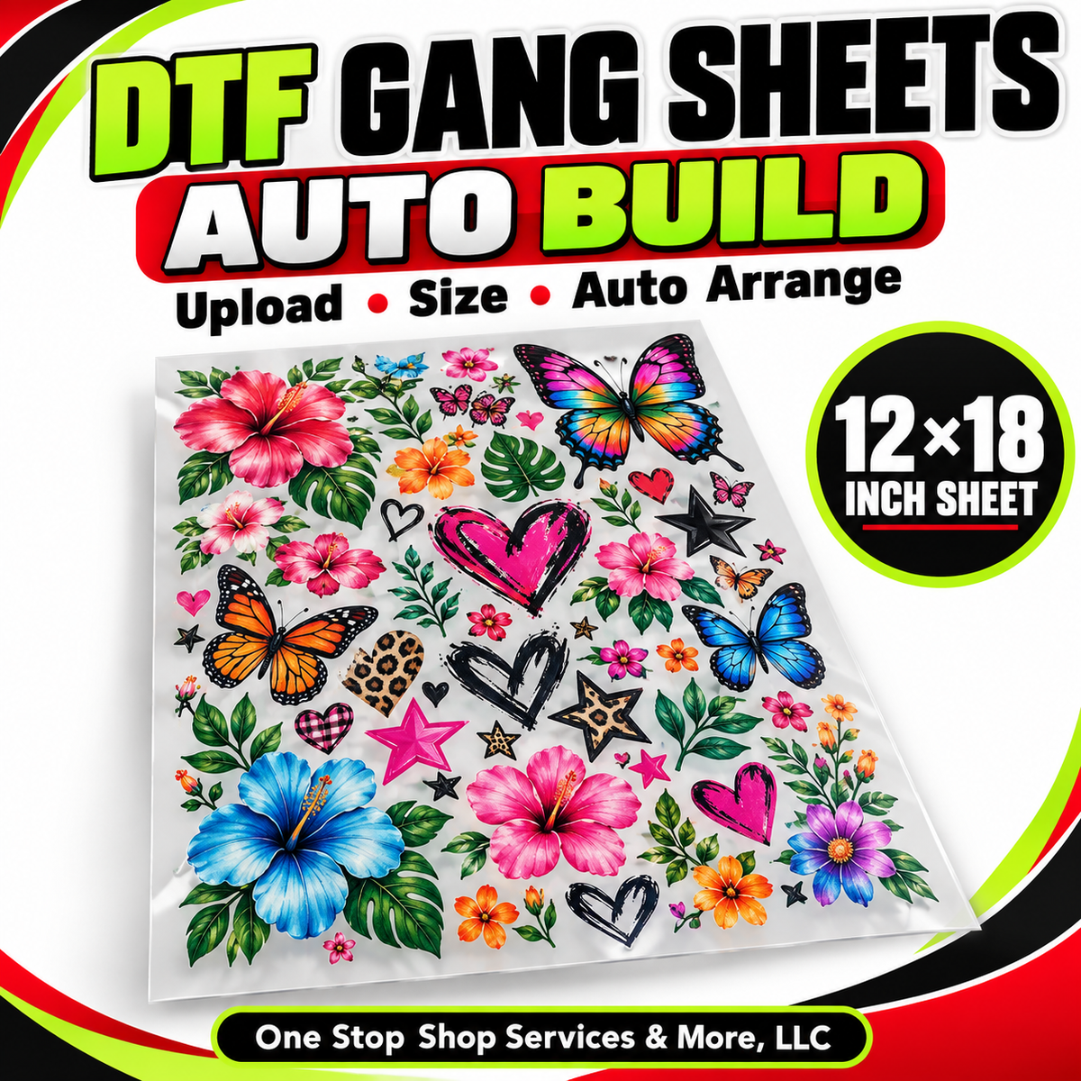 DTF Gang Sheet-Auto Build