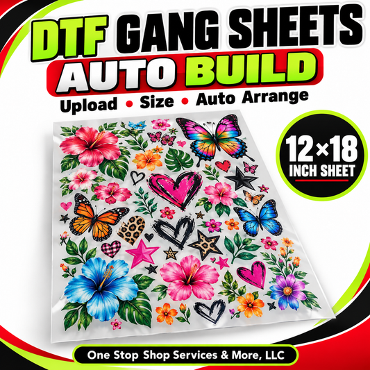 DTF Gang Sheet-Auto Build
